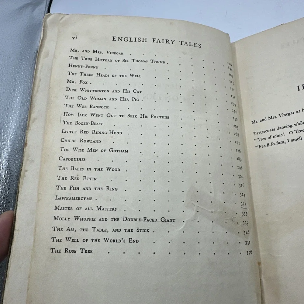 Classic English Fairy Tales Retold & Translated By Flora Annie Steel HC 1918